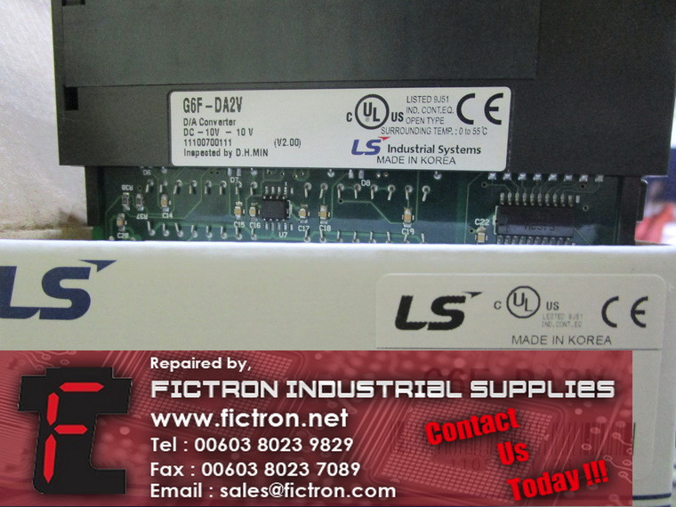 G6F-DA2V G6FDA2V LS D/A Converter Supply Repair Malaysia Singapore Indonesia USA Thailand