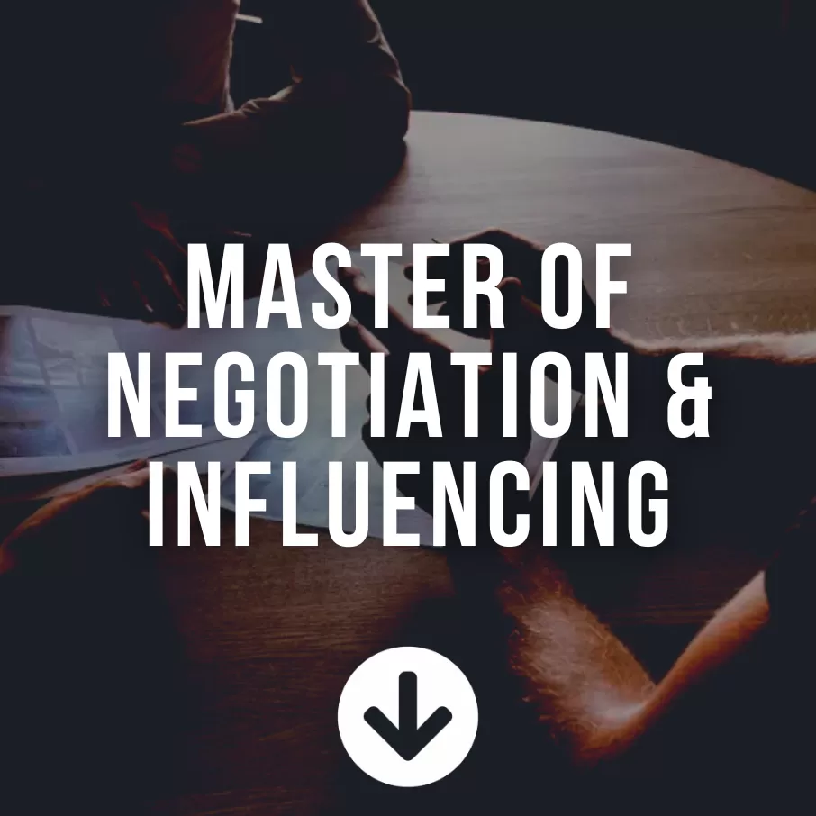 Master of Negotiation & Influencing