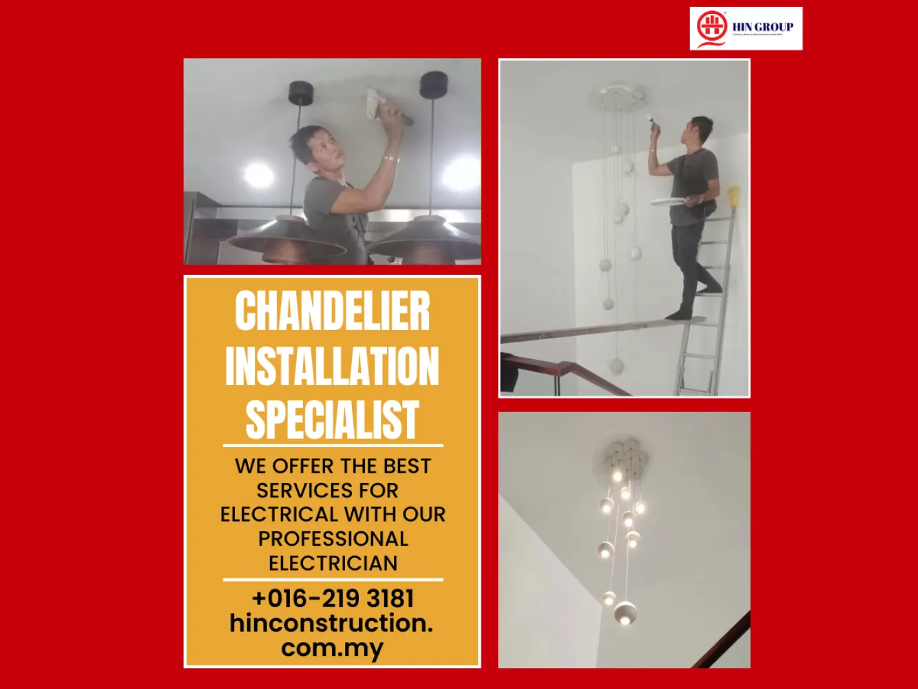 Hire The Best Specialist Chandelier Installation - Selangor & KL Now