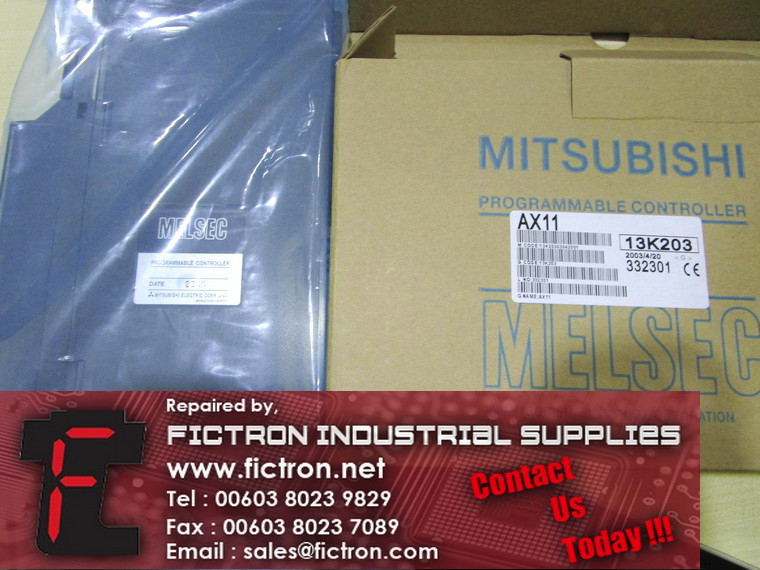 AX11 MITSUBISHI ELECTRIC PLC Input Module Supply Repair Malaysia Singapore Indonesia USA Thailand