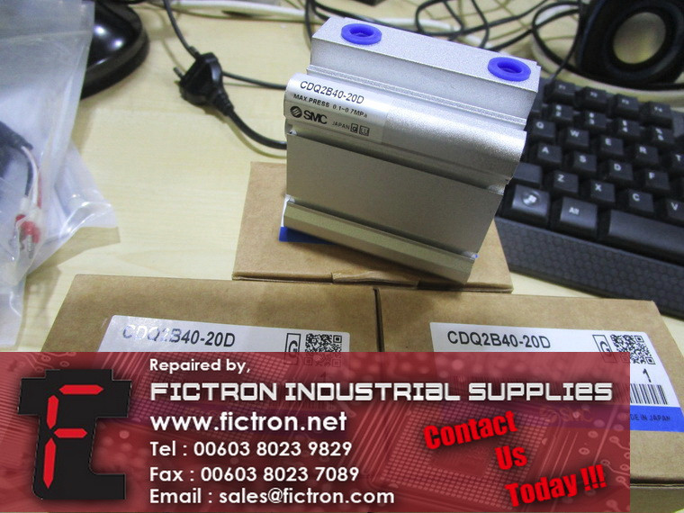 CDQ2B40-20D CDQ2B4020D SMC Pneumatic Compact Cylinder Supply Malaysia Singapore Indonesia USA Thailand
