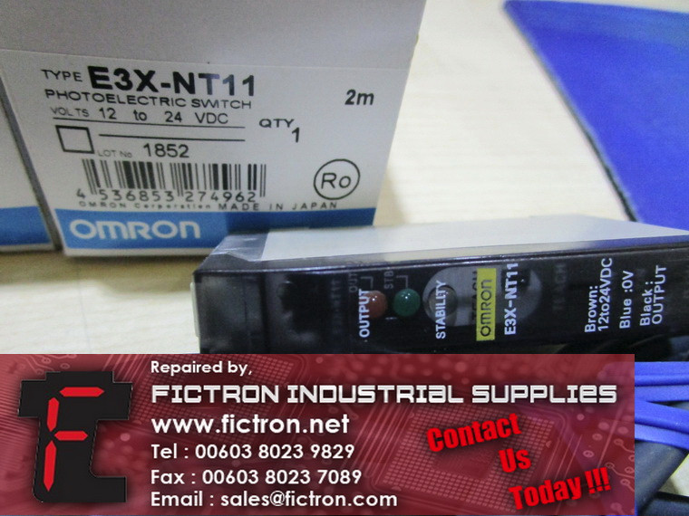 E3X-NT11 E3XNT11 OMRON Photoelectric Switch Supply Malaysia Singapore Indonesia USA Thailand