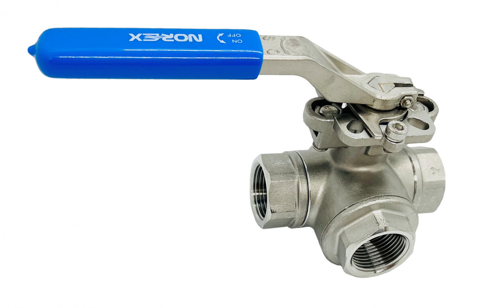 NOREX SS 3-Way Ball Valve BSPT