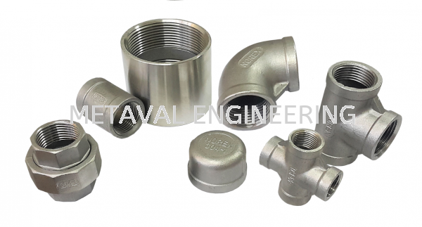  Stainless Steel Threaded Fittings Pipe & Fitting Selangor, Malaysia, Kuala Lumpur (KL), Shah Alam Supplier, Suppliers, Supply, Supplies | Metaval Engineering Sdn Bhd