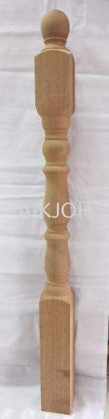 Main Post Hand Railing Johor Bahru (JB), Malaysia Wooden Door Experts, Solid Door, Timber Door | Aik Joh Enterprise Sdn Bhd