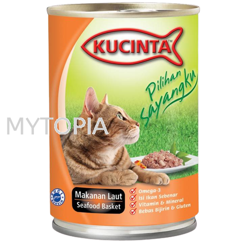 KUCINTA SEAFOOD BASKET 400G KUCINTA  CAT FOOD Perak, Malaysia, Selangor, Kuala Lumpur (KL), Ipoh, Batu Gajah Supplier, Suppliers, Supply, Supplies | MYTOPIA PETCARE SDN. BHD.