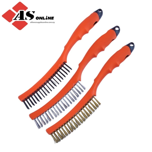SP TOOLS Wire Brush Set - 355mm - 3pc / Model: SP30893