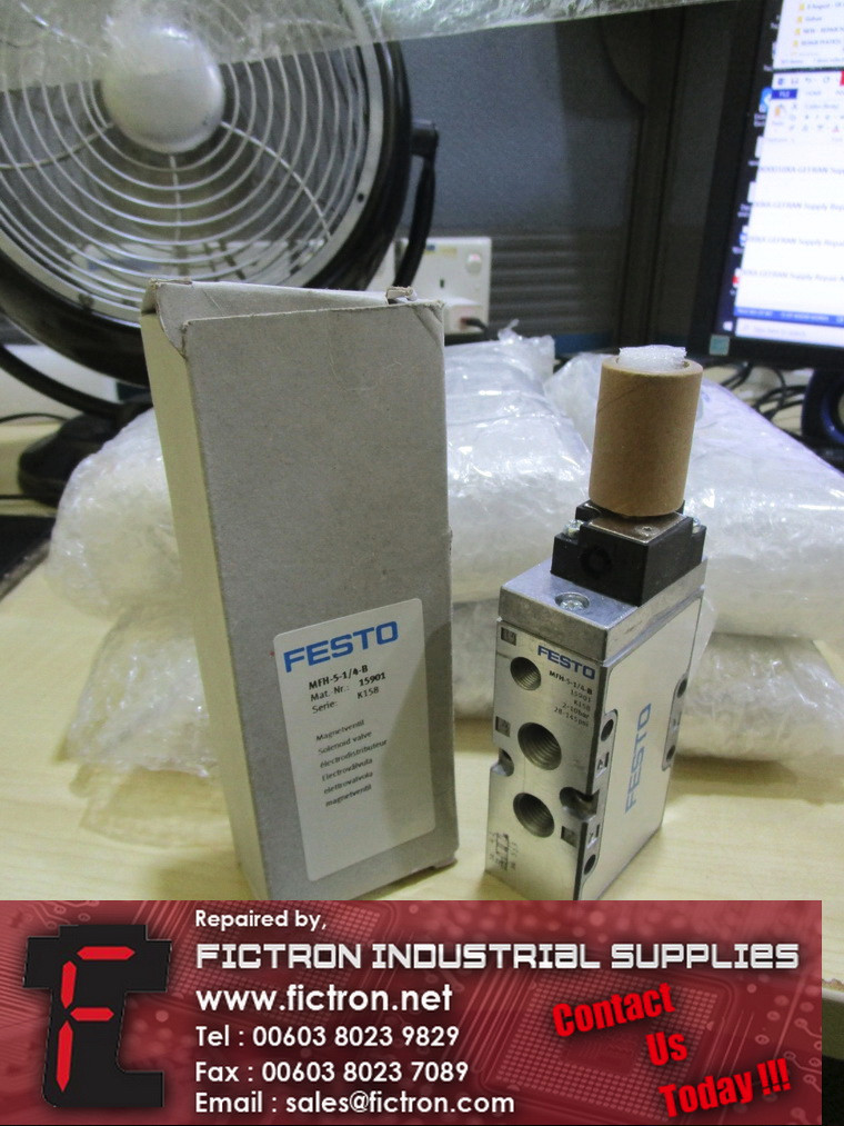 MFH-5-1 4-B MFH514B FESTO Solenoid Valve Supply Malaysia Singapore Indonesia USA Thailand