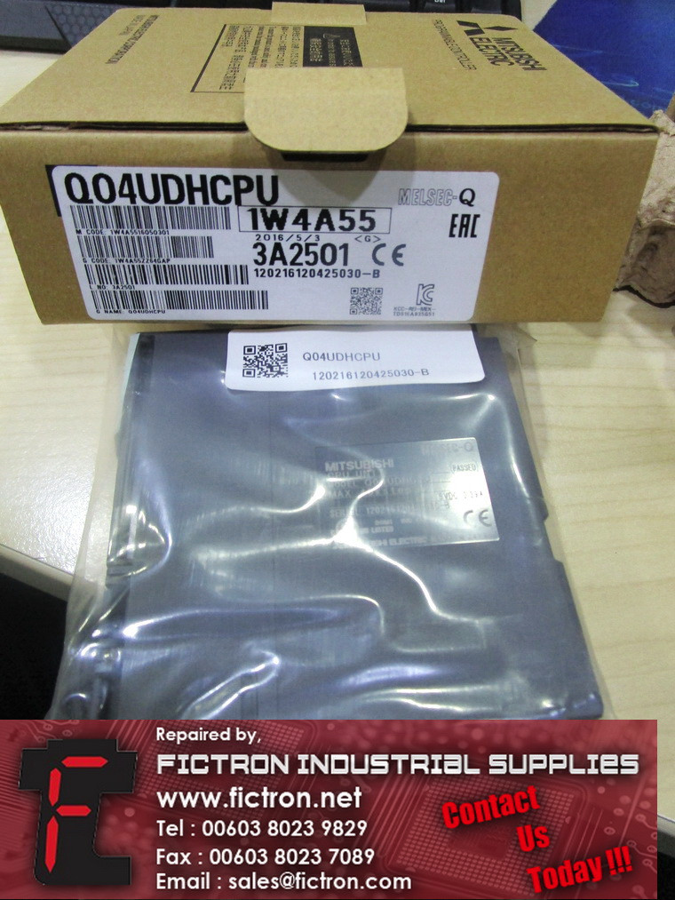 Q04UDHCPU MITSUBISHI ELECTRIC PLC CPU Unit Supply Repair Malaysia Singapore Indonesia USA Thailand