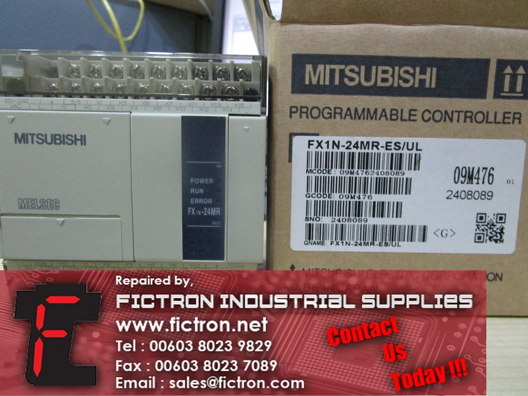 FX1N-24MR-ES UL FX1N24MRESUL MITSUBISHI ELECTRIC PLC CPU Unit Supply Repair Malaysia Singapore Indonesia USA Thailand