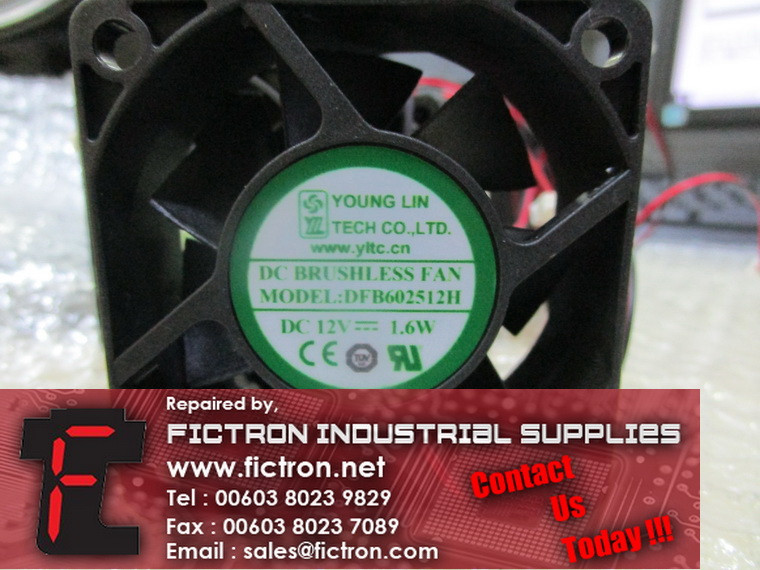 DFB602512H YOUNG LIN DC Brushless Fan Supply Malaysia Singapore Indonesia USA Thailand