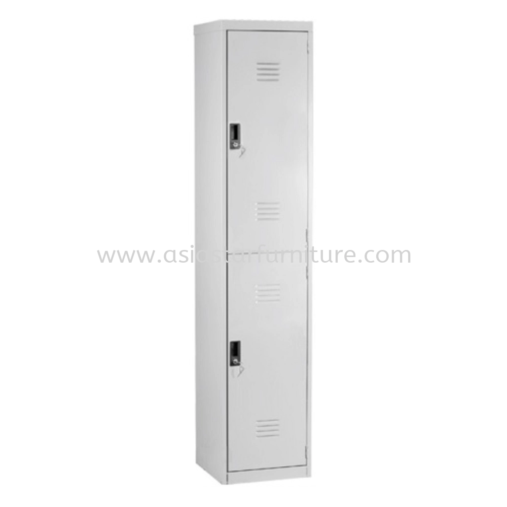 2 COMPARTMENT STEEL LOCKER