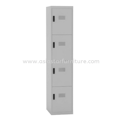 4 COMPARTMENT STEEL LOCKER