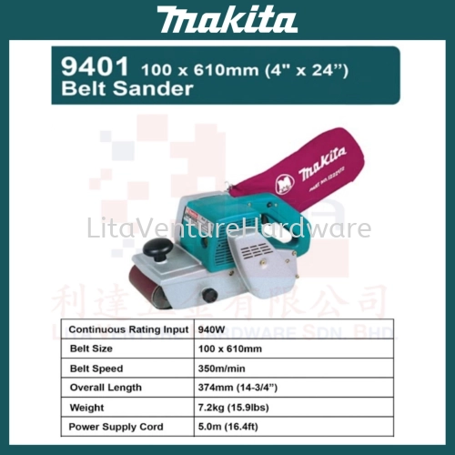 MAKITA BRAND BELT SANDER 9401