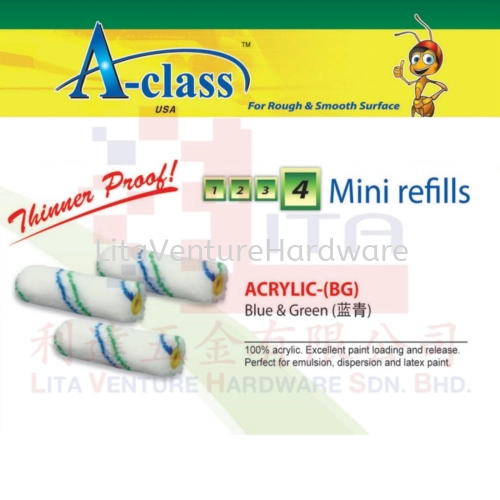 A-CLASS BRAND MINI REFILLS ACRYLIC-(BG)