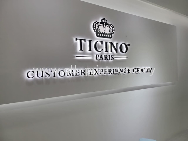 Ticino Paris Setia Alam - Stainless Steel Box Up Led Backlit Stainless Steel Box Up 3D Lettering Signboard Selangor, Malaysia, Kuala Lumpur (KL), Shah Alam Manufacturer, Supplier, Supply, Supplies | ALL PRINT INDUSTRIES