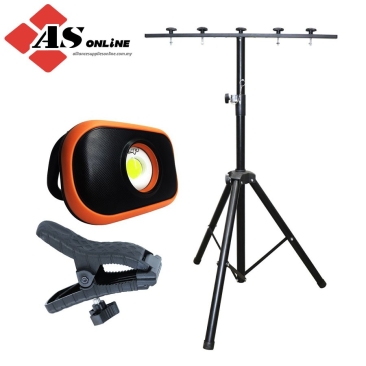 SP TOOLS Flood Light - Mini Cob Led - Optical Lens - Includes Tripod / Model: SP81485