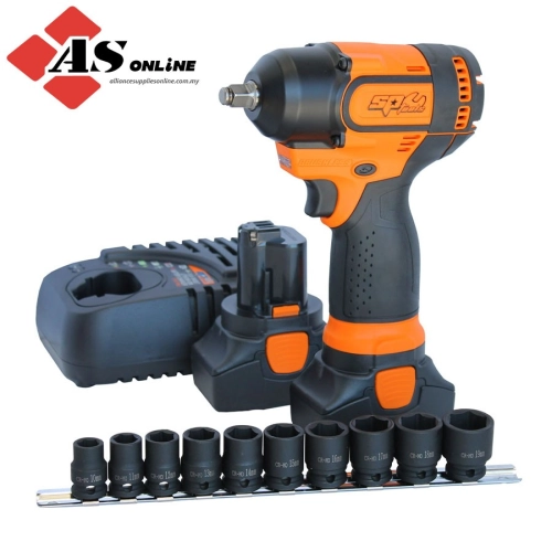 SP TOOLS 16v 3/8"Dr Brushless Impact Wrench Kit / Model: SP81120