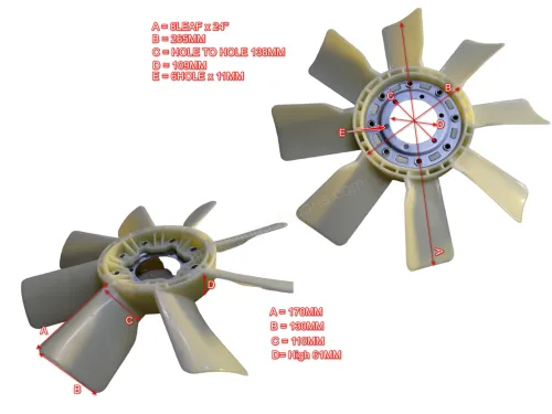 16306-1942 FS270 PROFIA FAN BLADE (FB-EK100-102)