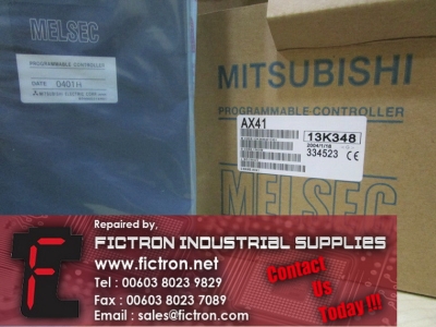 AX41 MELSEC MITSUBISHI PLC Input Module Supply Repair Malaysia Singapore Indonesia USA Thailand