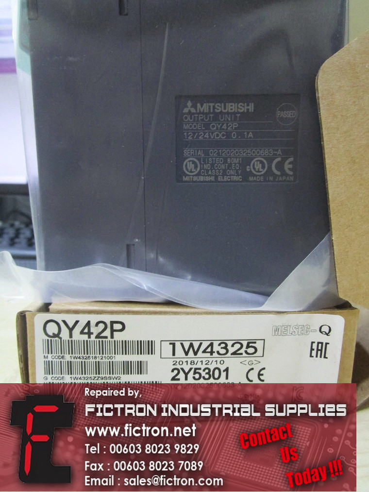 QY42P MITSUBISHI ELECTRIC PLC Output Unit Supply Repair Malaysia Singapore Indonesia USA Thailand