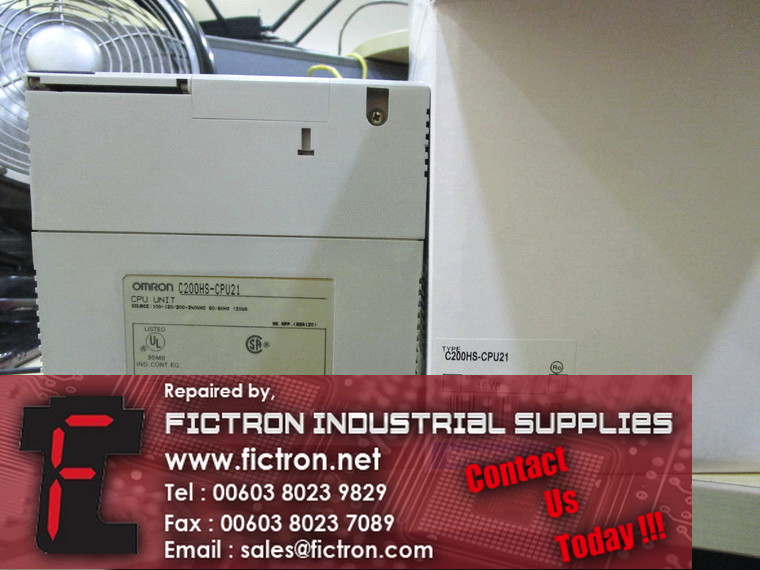 C200HS-CPU21 C200HSCPU21 OMRON PLC CPU Unit Supply Repair Malaysia Singapore Indonesia USA Thailand