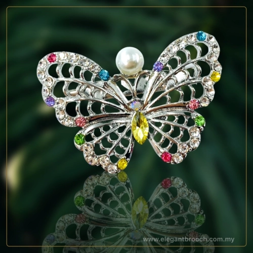 Butterfly: Silver Multi