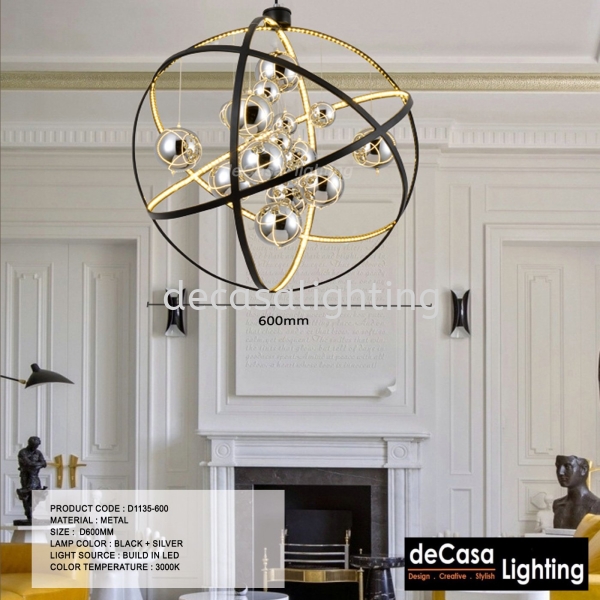 NEW ARRIVAL MODERN DESIGNER LED PENDANT LIGHT (D1135) Designer Pendant Light PENDANT LIGHT Selangor, Kuala Lumpur (KL), Puchong, Malaysia Supplier, Suppliers, Supply, Supplies | Decasa Lighting Sdn Bhd