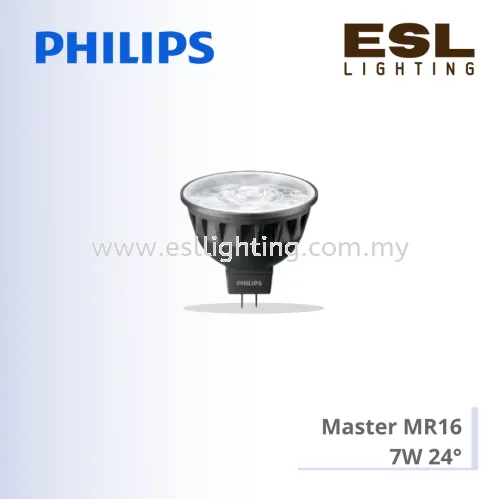 PHILIPS MASTER MR16 GU5.3 7W (DIMMABLE) 7-50W 24° 929001879808 929001879908