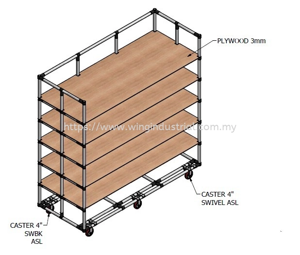 Pipe Racking Trolley