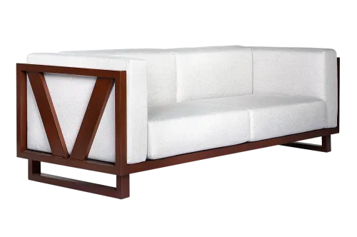 ITALIA WALNUT FRAME DESIGN SOFA