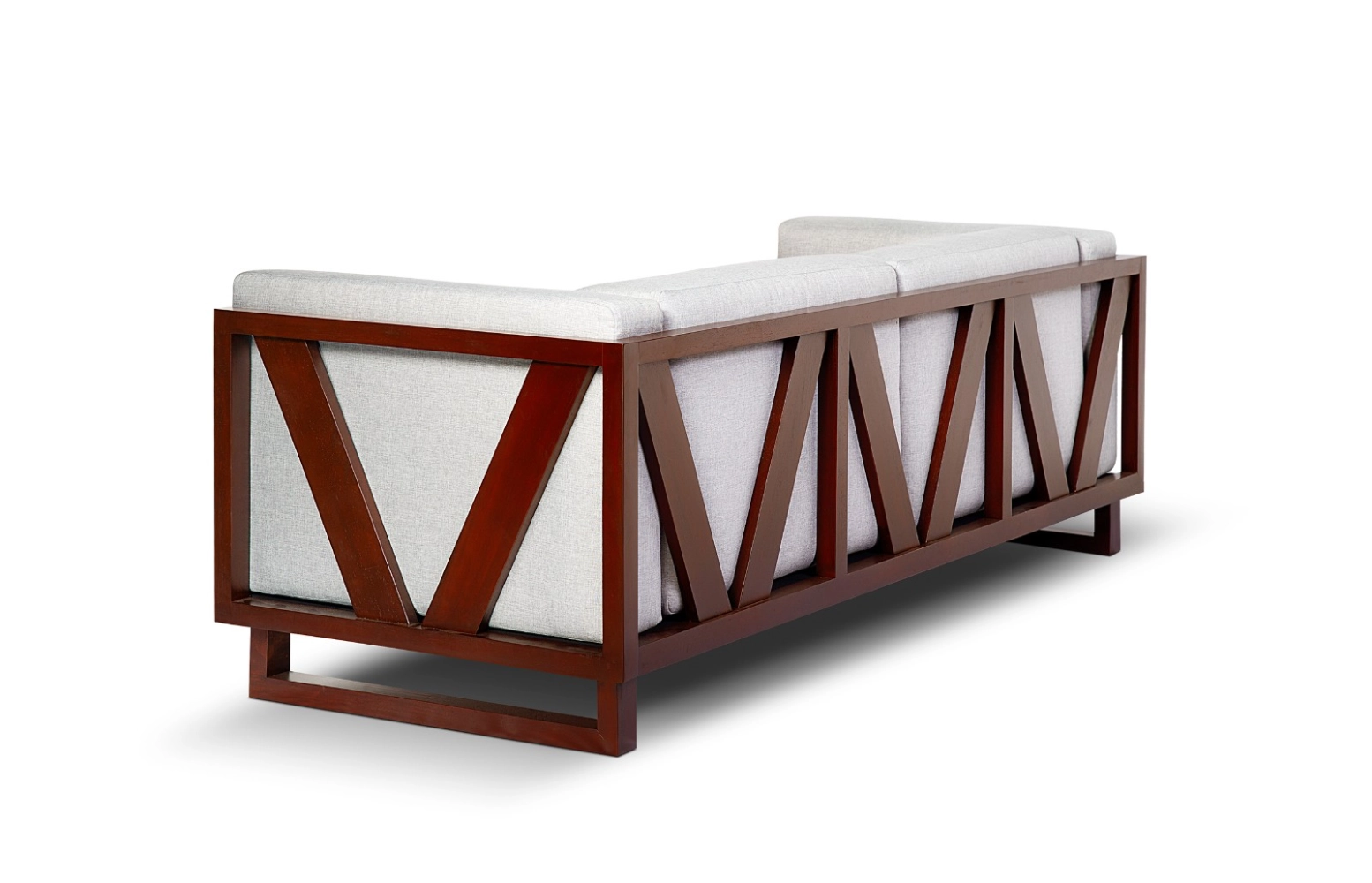 ITALIA WALNUT FRAME DESIGN SOFA