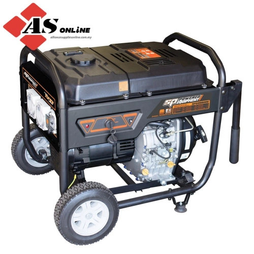 SP TOOLS Construction Series Generator - 10hp Diesel / Model: SPGD6800E