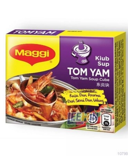 Maggi Pati Tom Yam Kiub Besar 60gm   Tom Yam Stock Cube  [10797 10798 10799]