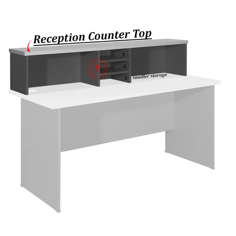 Reception Counter Table / Cashier Counter Table / Receptionist Table / Meja Kaunter