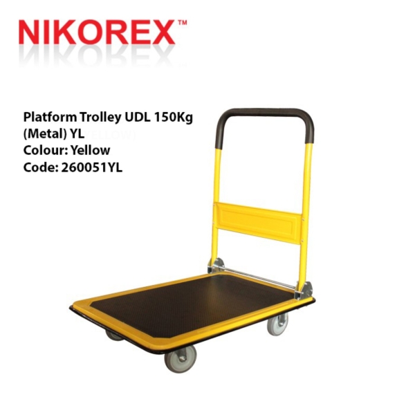 260051 - Platform Trolley UDL 150Kg (Metal) YL 