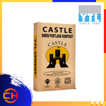 YTL CASTLE PORTLAND COMPOSITE CEMENT (PCC) 50KG