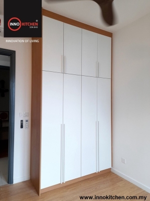 White Color Door Wardrobe - Mont Kiara