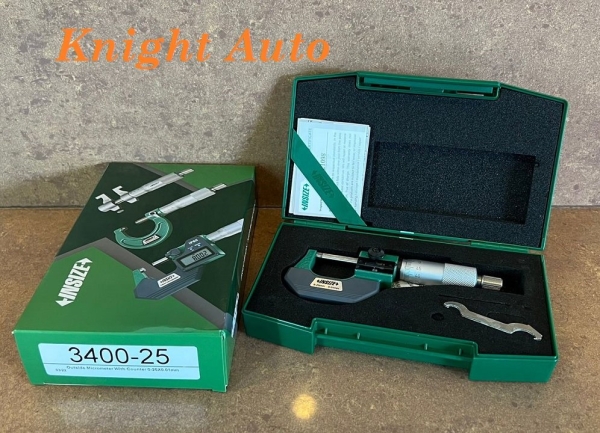 Insize 3400-25 Digital Outside Micrometers with Counter 0-25mm ID33882 Caliper/ Micrometer   Measuring Tools  Selangor, Malaysia, Kuala Lumpur (KL), Seri Kembangan, Setapak, Kajang Supplier, Suppliers, Supply, Supplies | Knight Auto Sdn Bhd