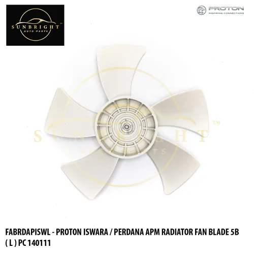 FABRDAPISWL - PROTON ISWARA / PERDANA APM RADIATOR FAN BLADE 5B ( L ) PC 140111