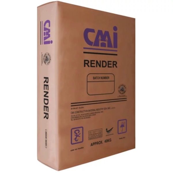 CMI RENDER Render & Screed CMI Wall Material Johor Bahru (JB), Malaysia Wall & Floor Tiles, Toilet Appliances  | Fuii Seh Tiling Sdn Bhd