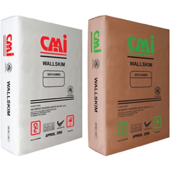 CMI WALLSKIM SP (White 281 & Grey 681) Finish Skim Coat CMI Wall Material Johor Bahru (JB), Malaysia Wall & Floor Tiles, Toilet Appliances  | Fuii Seh Tiling Sdn Bhd