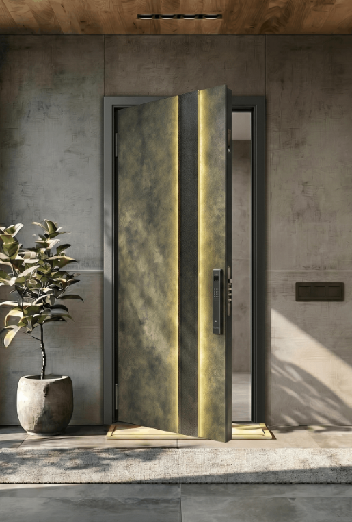 TOP SENDORA Flec Light V1 Wooden Door