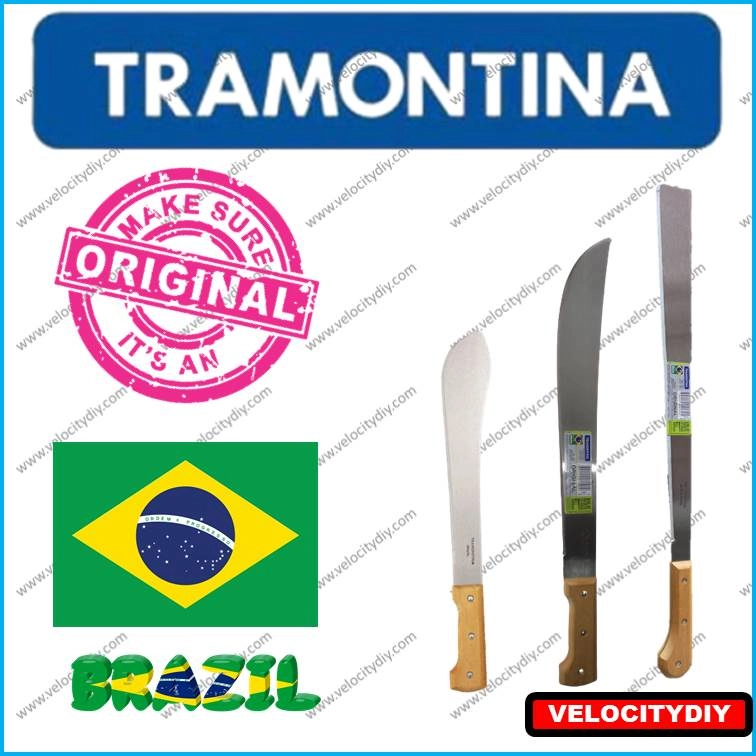 （砍材刀）Original Tramontina Machete Heavy-Duty Wood Knife Made In Brazil