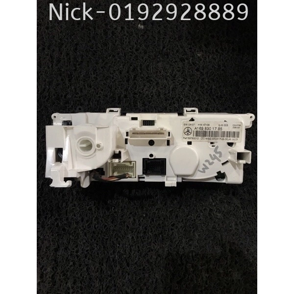 MERCEDES A170 / A169 / W245 A/C CONTROL PANEL