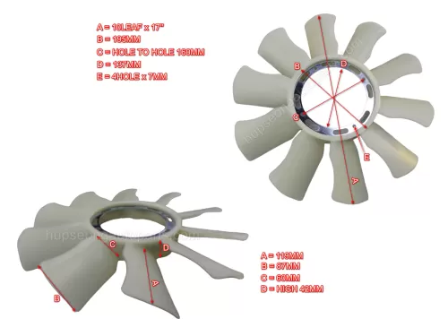 16361- 78030 JO5C WU310 410 FAN BLADE (FB-WU410-15)