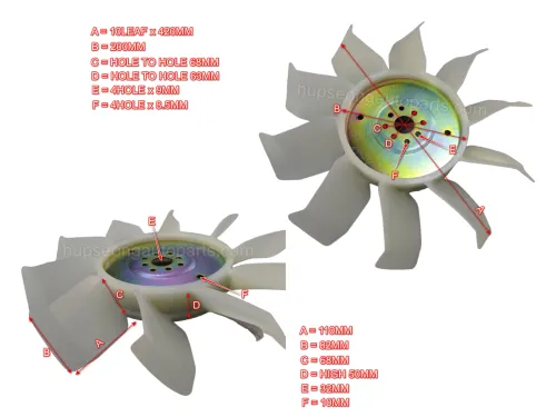 16361-78110 DUTRO XZU NO4C FAN BLADE (FB-NO4C-10)