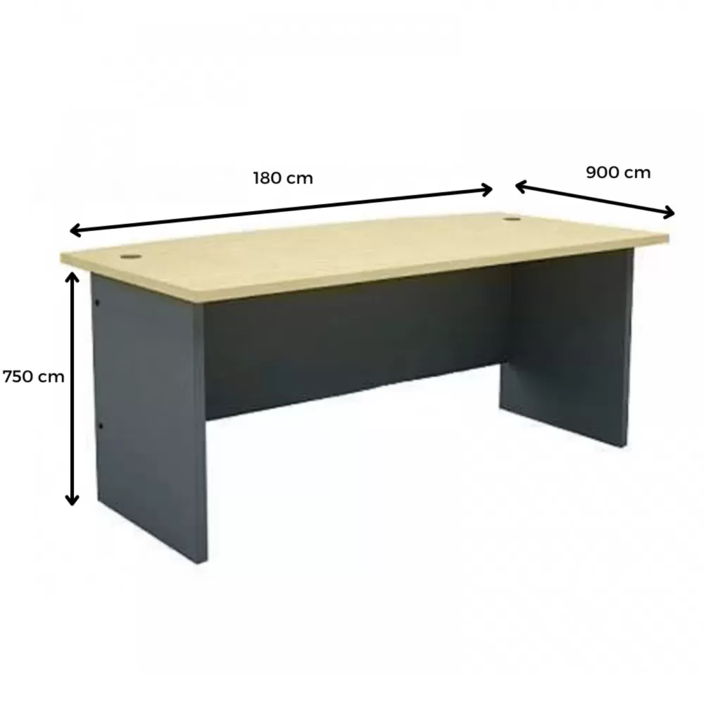 Curve-Front Executive Table | Office Table Penang