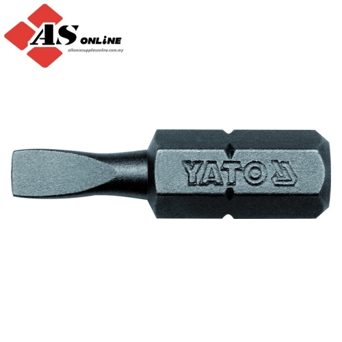 YATO Screwdriver Bits 1/4''x25mm, S4mm, 50 Pcs / Model: YT-7801