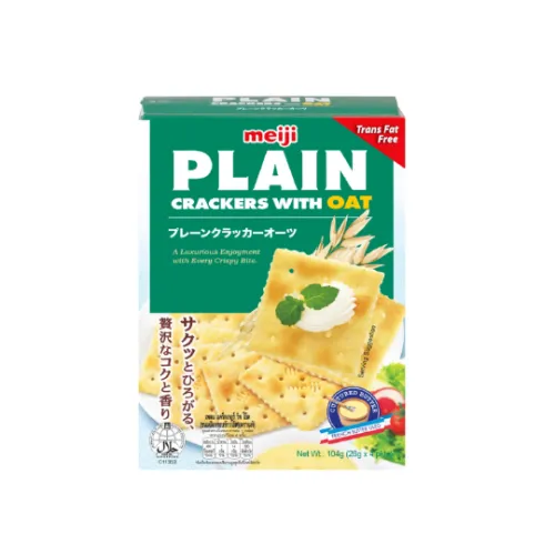 Meiji Plain Crackers With Oat 104g